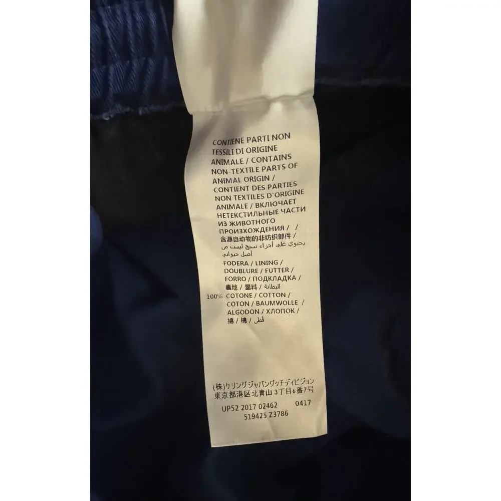 New With Tags Gucci Royal Blue Military Cotton Drill Shorts 46EU/30US $95.00